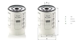 Фильтрующий элемент грубой очистки Mann PL 270/7X OE: 1114484S01